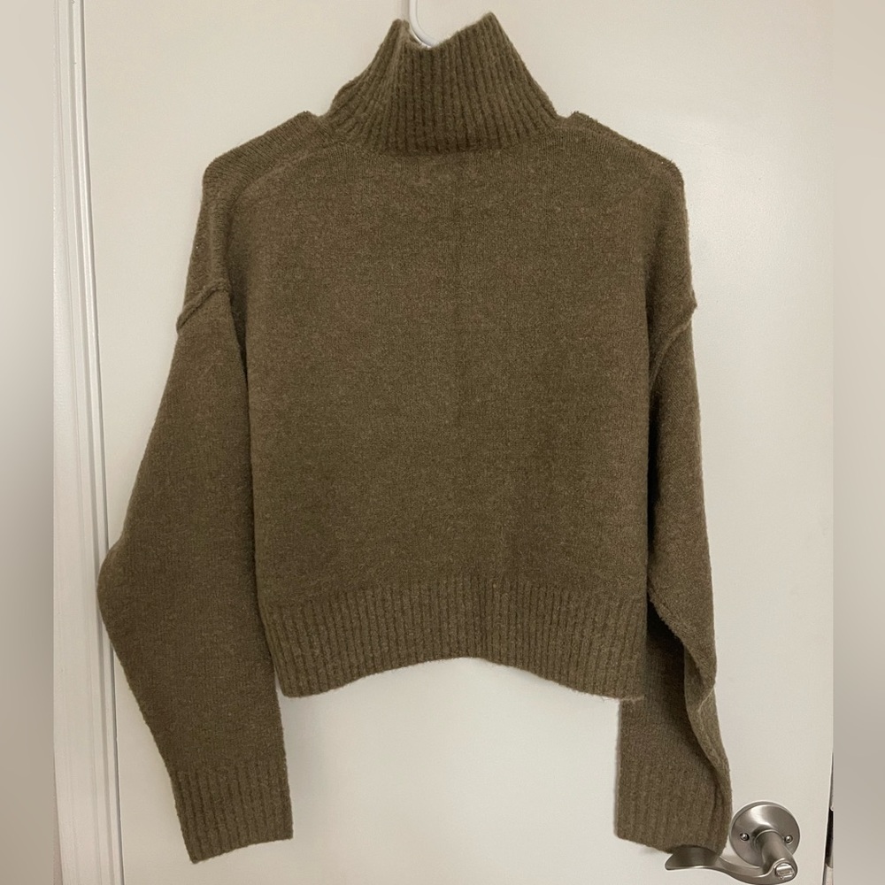 DISSH Cleo Chocolate Cropped Jumper Size XS